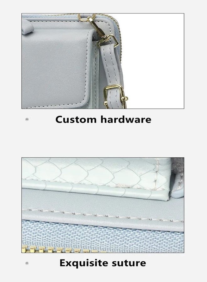 موكا حقيبة كتف نسائية من MOCA مزودة بحامل للهاتف المحمول، محفظة جيب، حقيبة يد، حقيبة كروسبودي مع محفظة للهاتف المحمول للنساء والفتيات (أحمر)… - Image 5